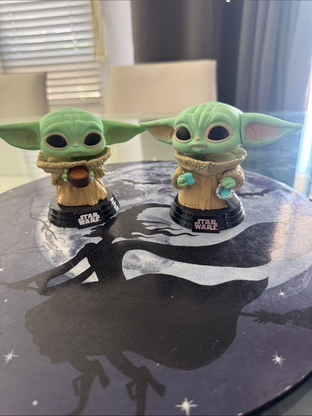 Two pieces Grogu display